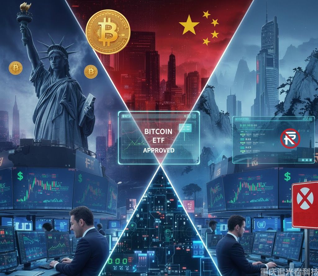 冰火兩重天：為什么比特幣在美國熱潮迭起，在中國卻遭遇嚴格限制？